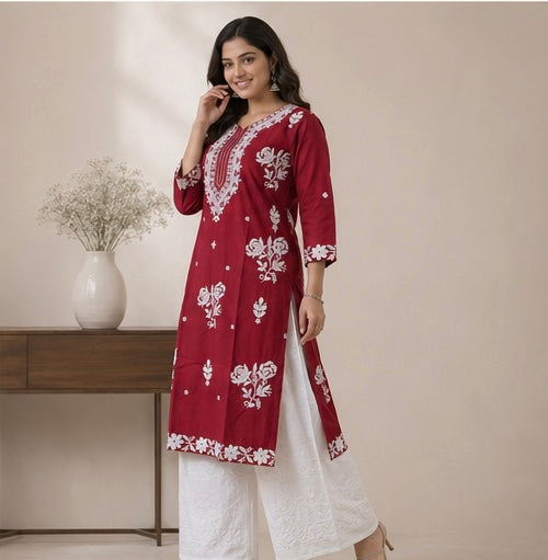 Women Pure Cotton Kurat Sets