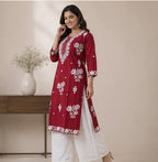 Women Pure Cotton Kurat Sets