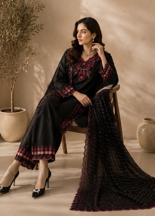 Farshi Embroidered Suit Set