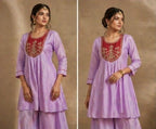 Sharara Cord Kurta Set