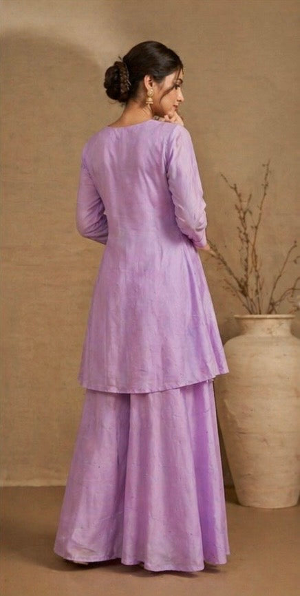 Sharara Cord Kurta Set
