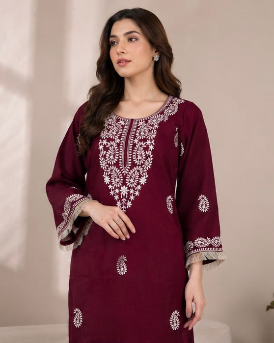 Bell Bottom & Threadwork Suit Set