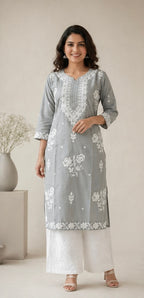 Women Pure Cotton Kurat Sets