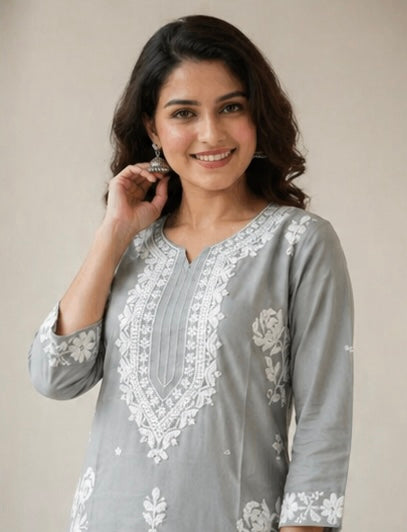 Women Pure Cotton Kurat Sets