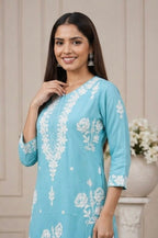Women Pure Cotton Kurat Sets