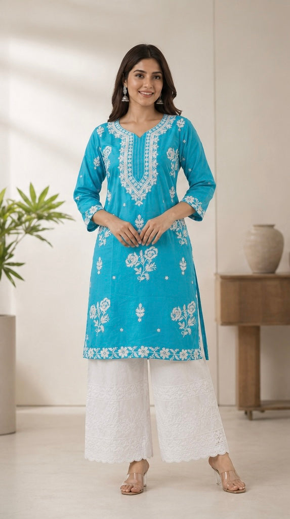 Women Pure Cotton Kurat Sets