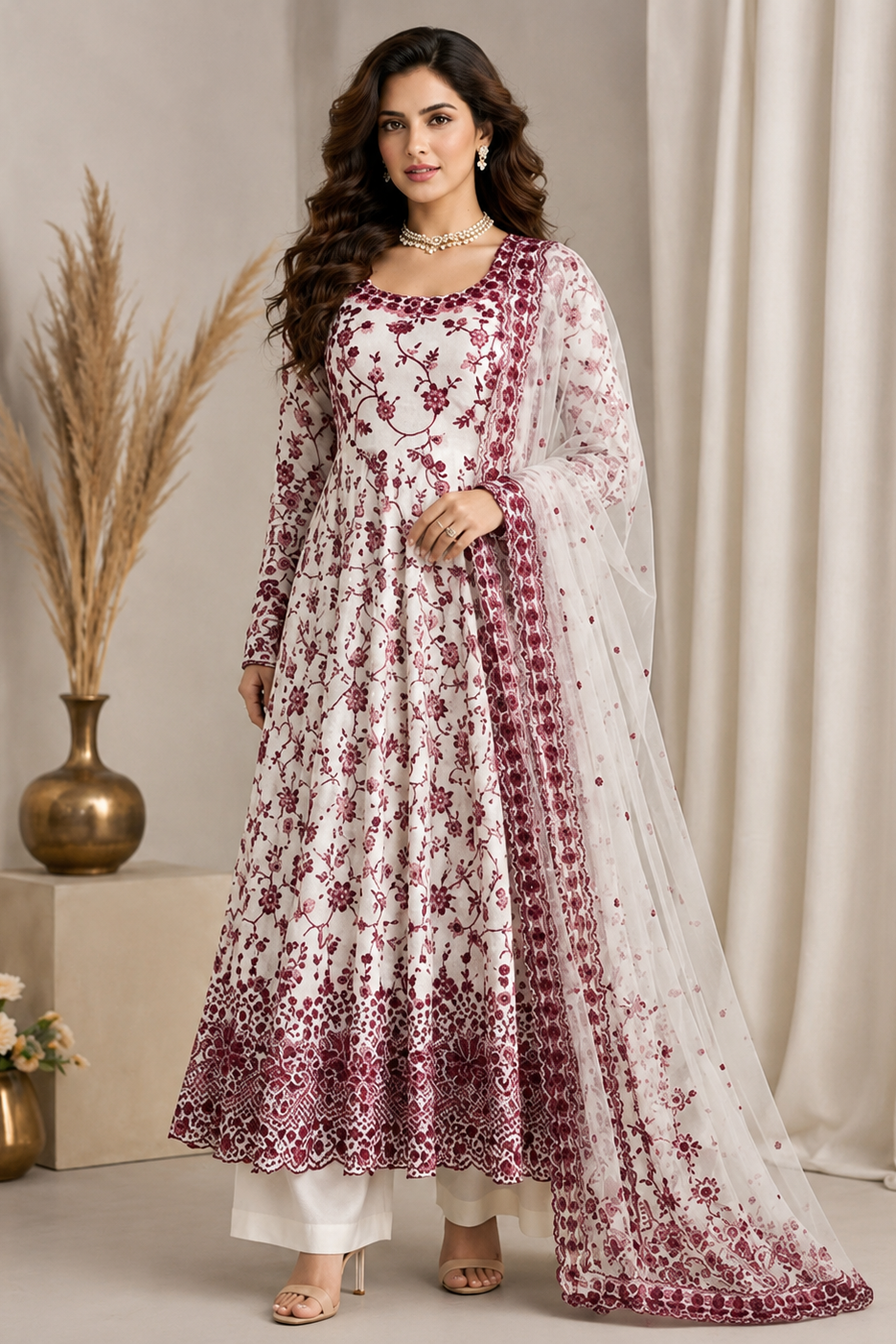 Flora Design Anarkali Set