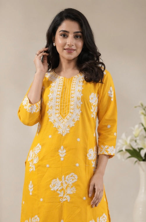 Women Pure Cotton Kurat Sets