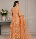 Anarkali-Style Embroidered Dress