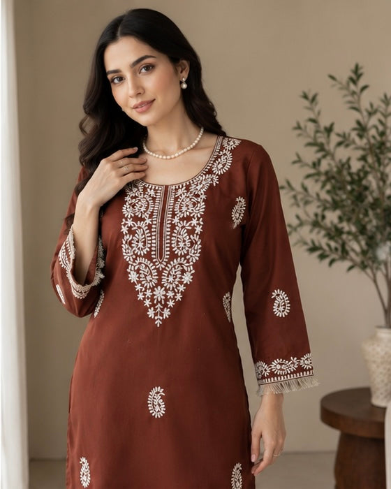 Bell Bottom & Threadwork Suit Set