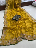 Pure Star Georgette Sequence Work Saree
