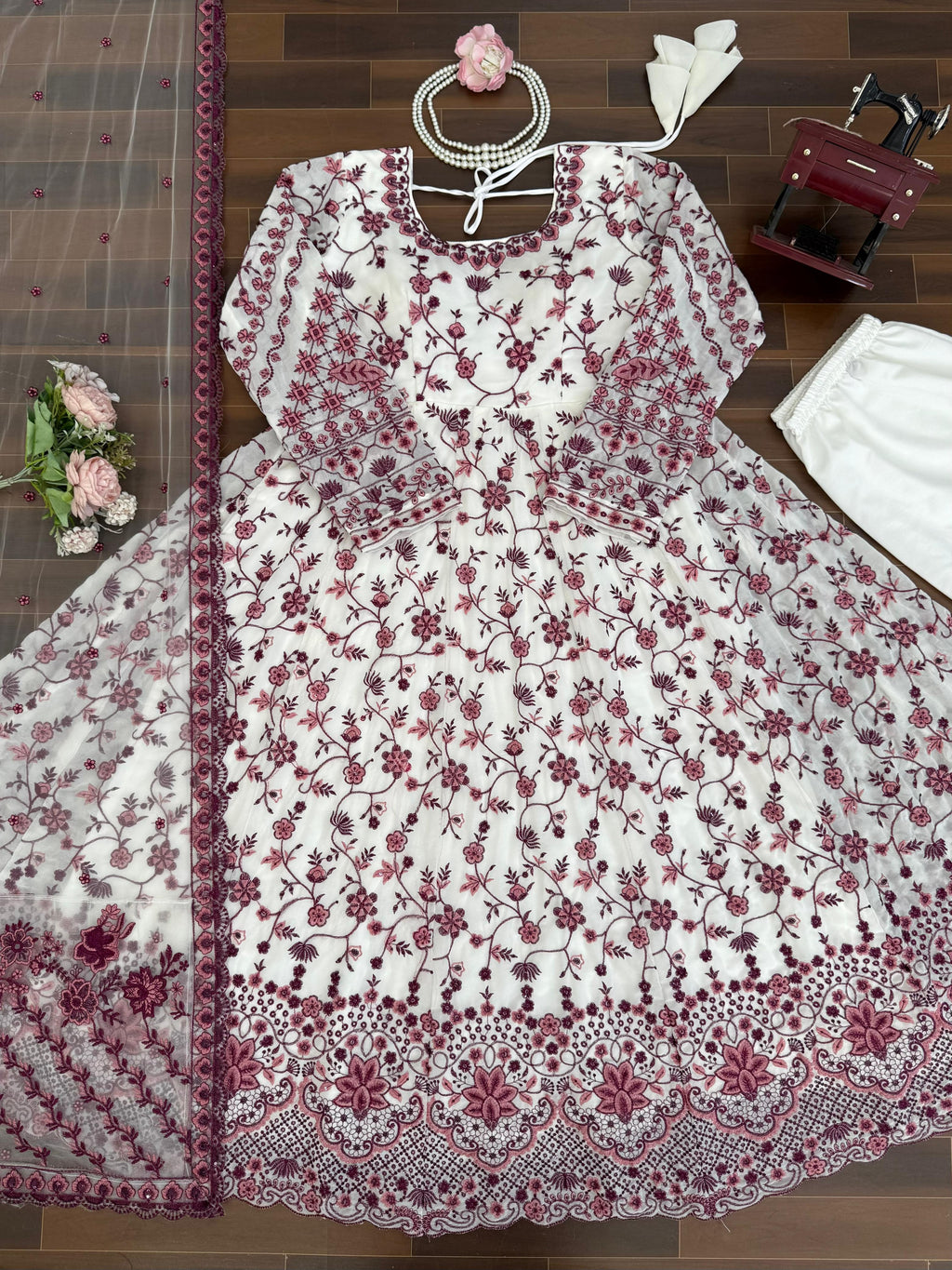 Flora Design Anarkali Set