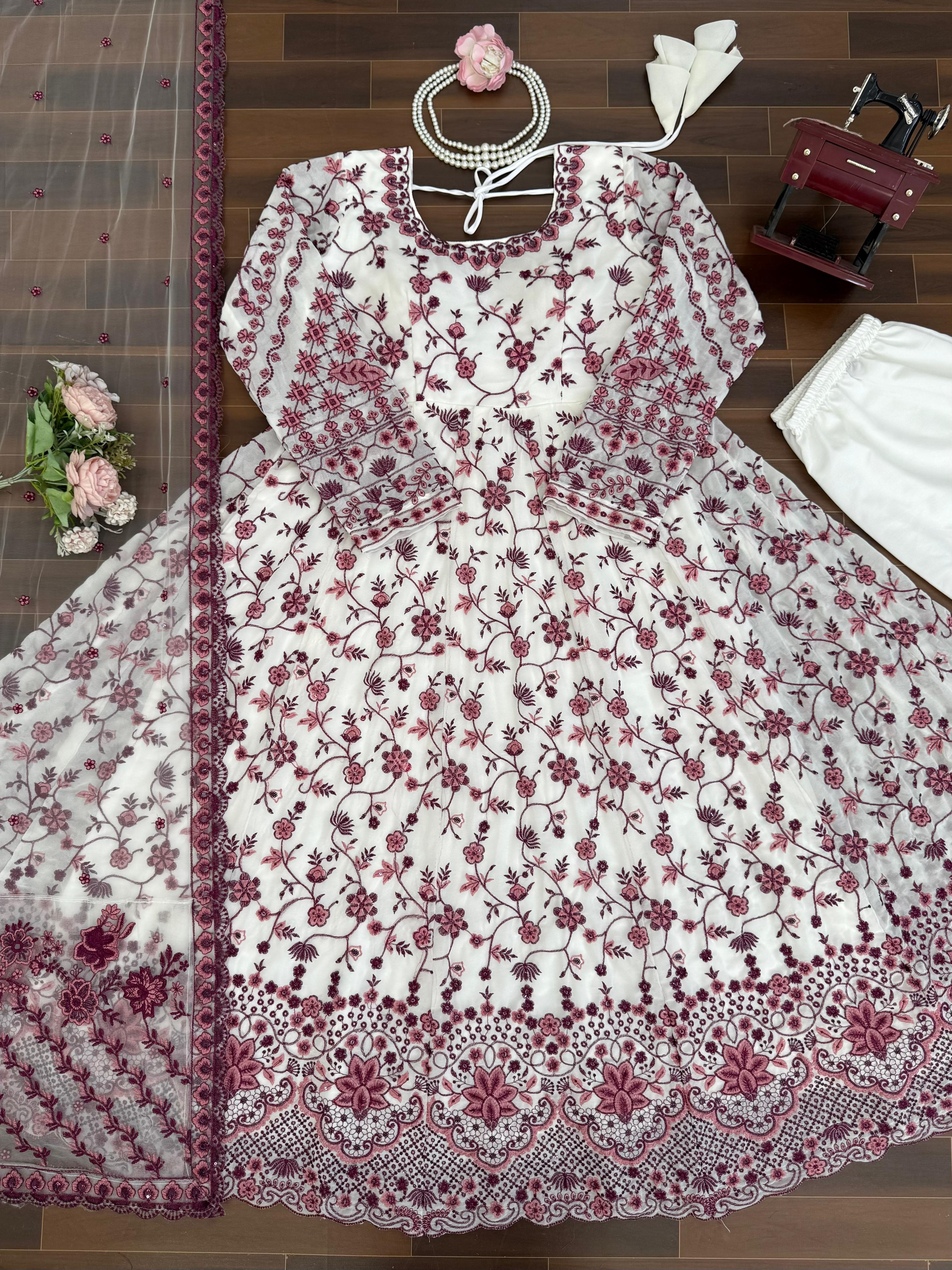 Flora Design Anarkali Set