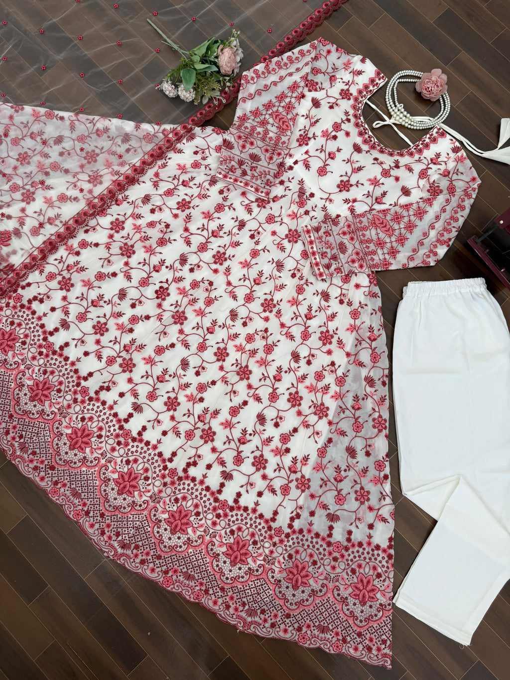 Flora Design Anarkali Set