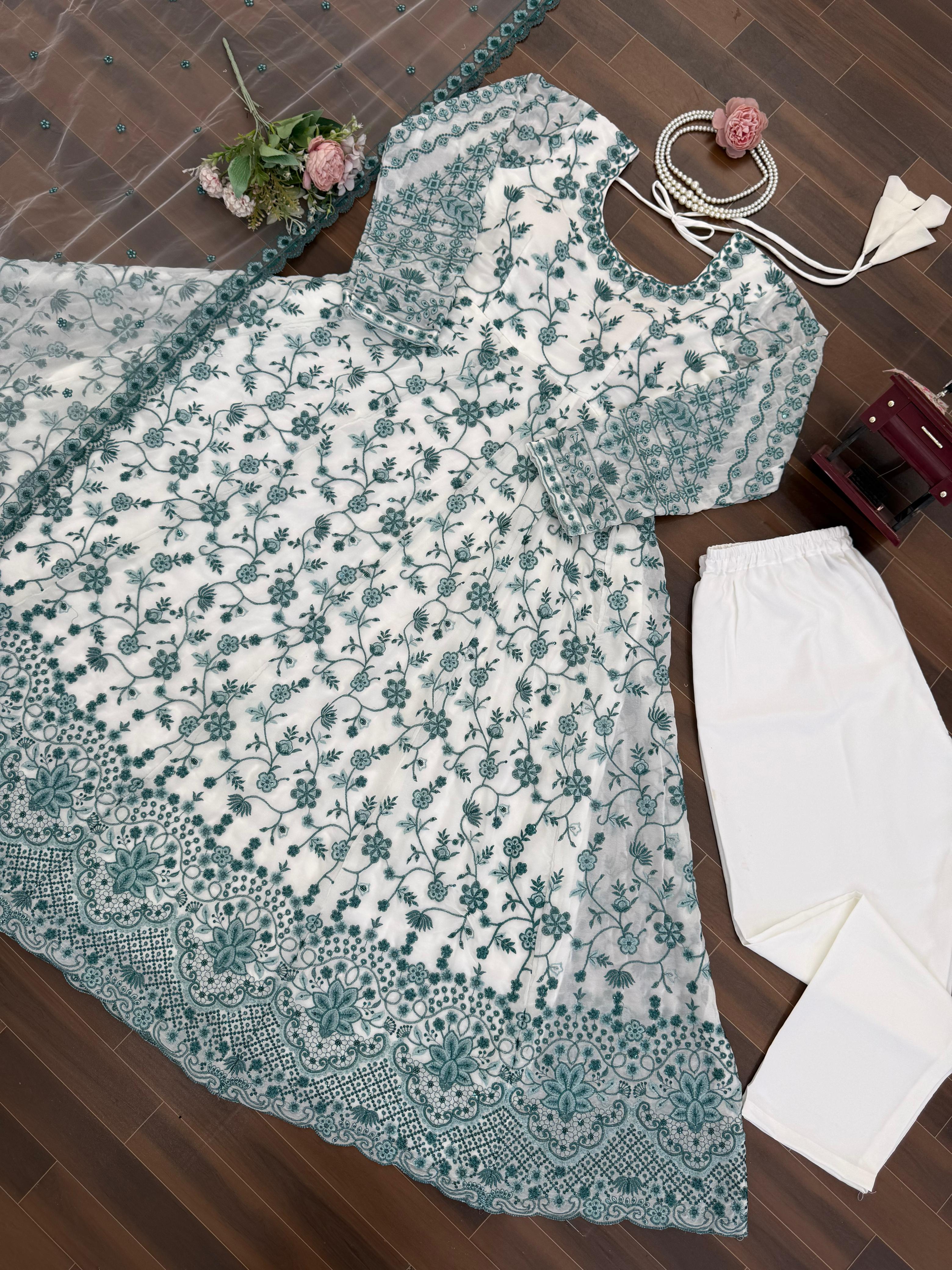 Flora Design Anarkali Set