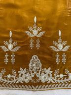 Mustard Yellow Silk Suit Set